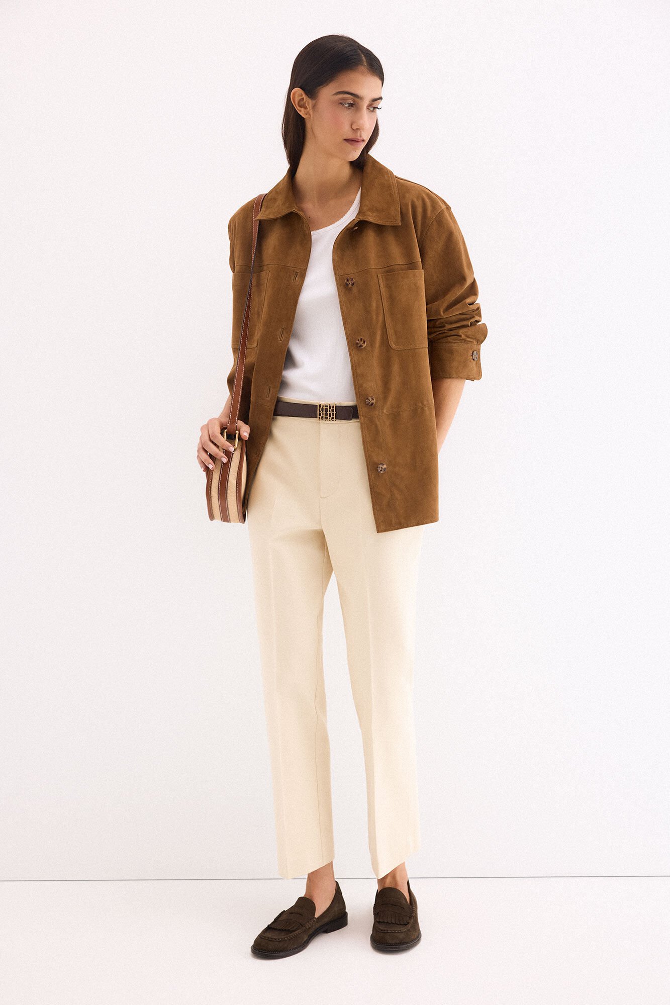 Pedro del Hierro Classic straight trousers