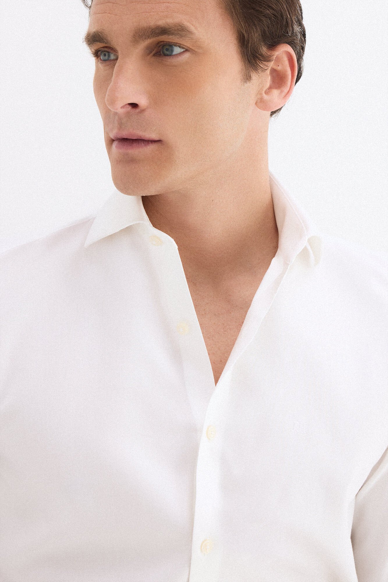 Pedro del Hierro Plain non-iron stain-resistant dress shirt