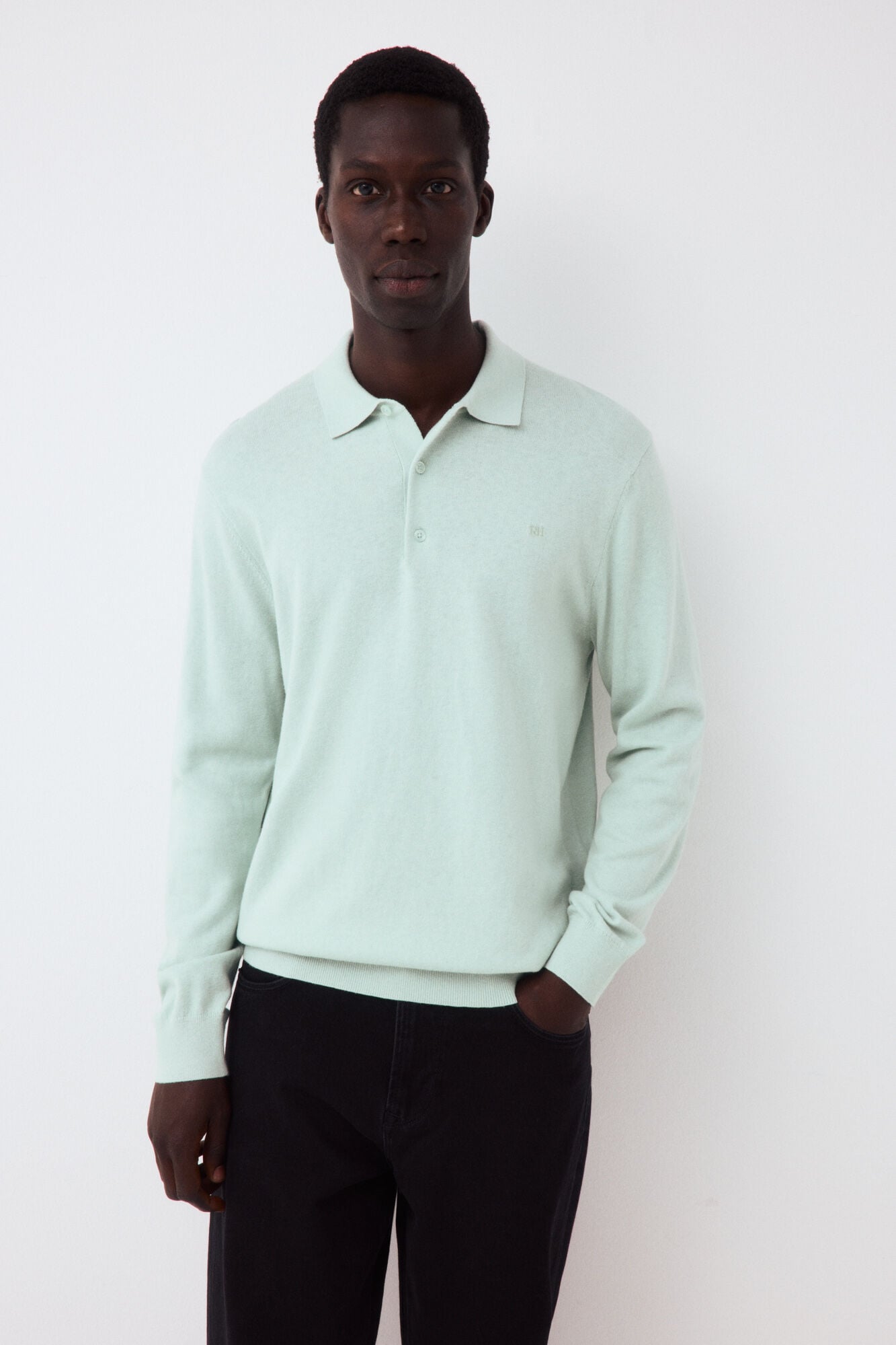 Pedro del Hierro Premium cotton silk cashmere knit jumper