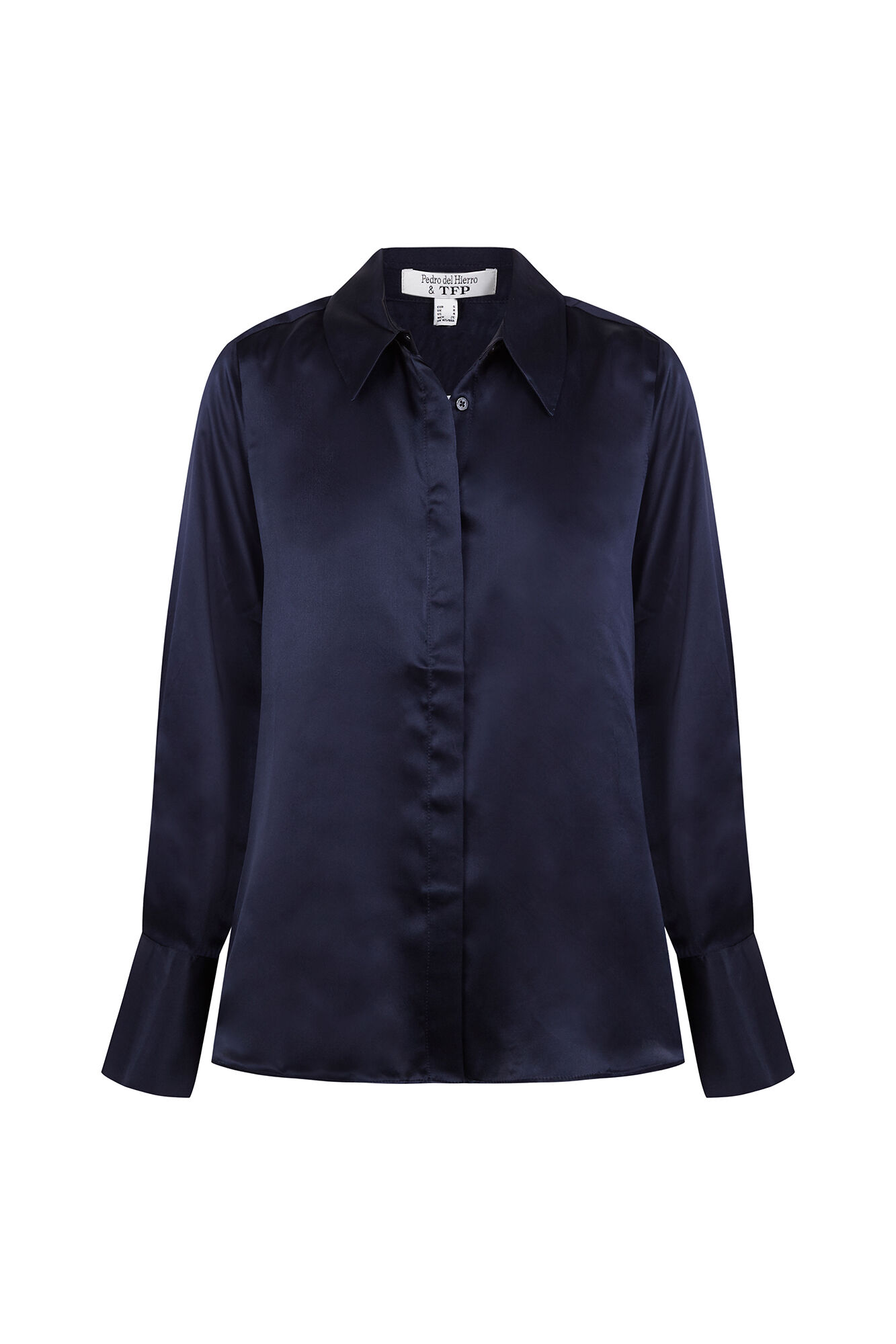 TFP by Tamara Falc&oacute; Silk shirt Blue