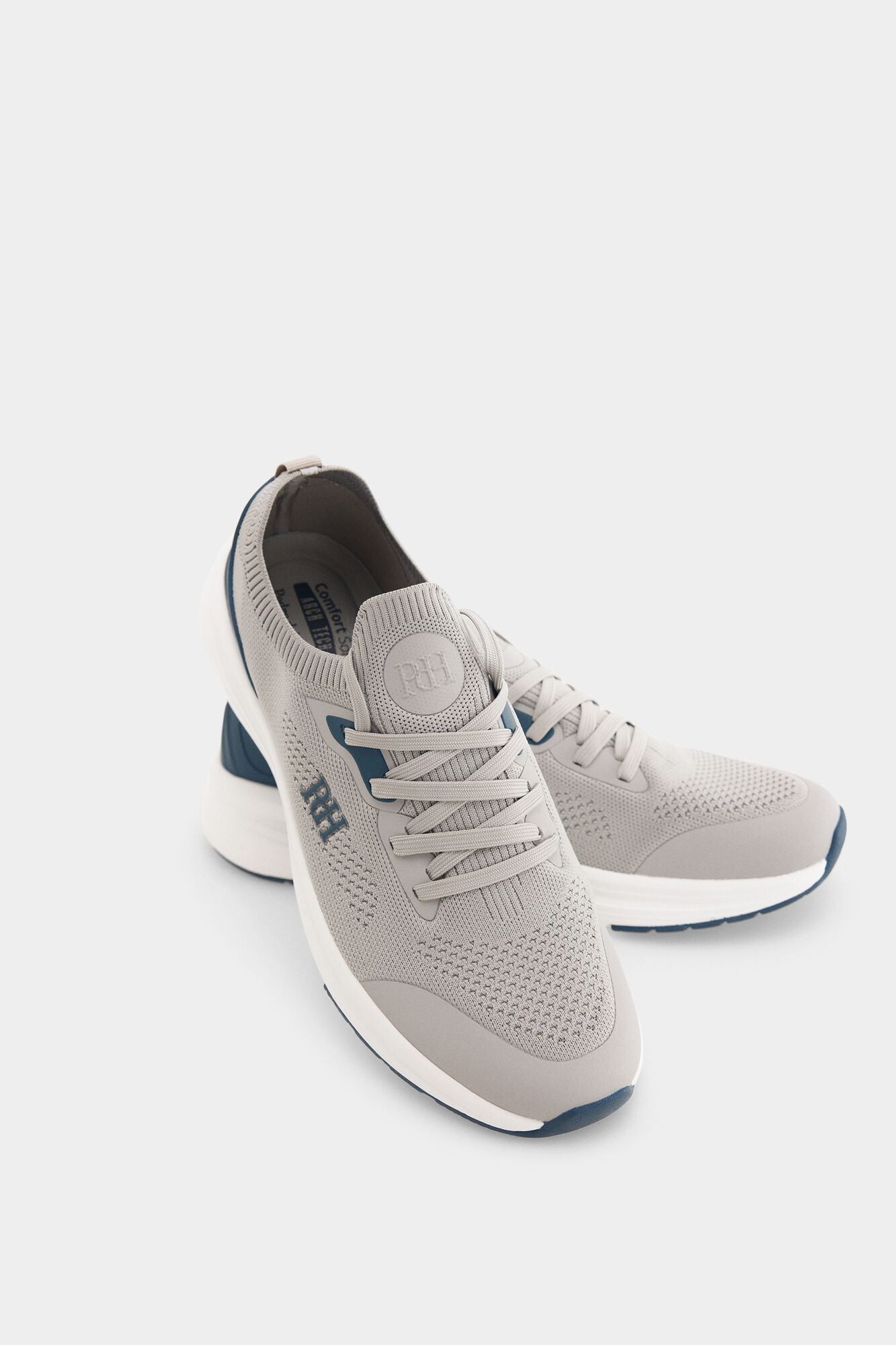 Pedro del Hierro Fabric lace-up sneaker