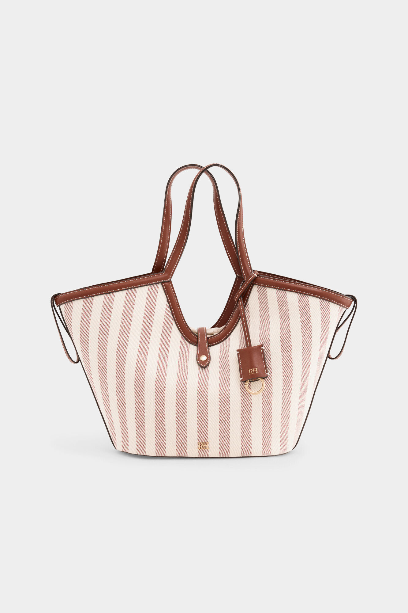 Pedro del Hierro Fabric striped basket bag