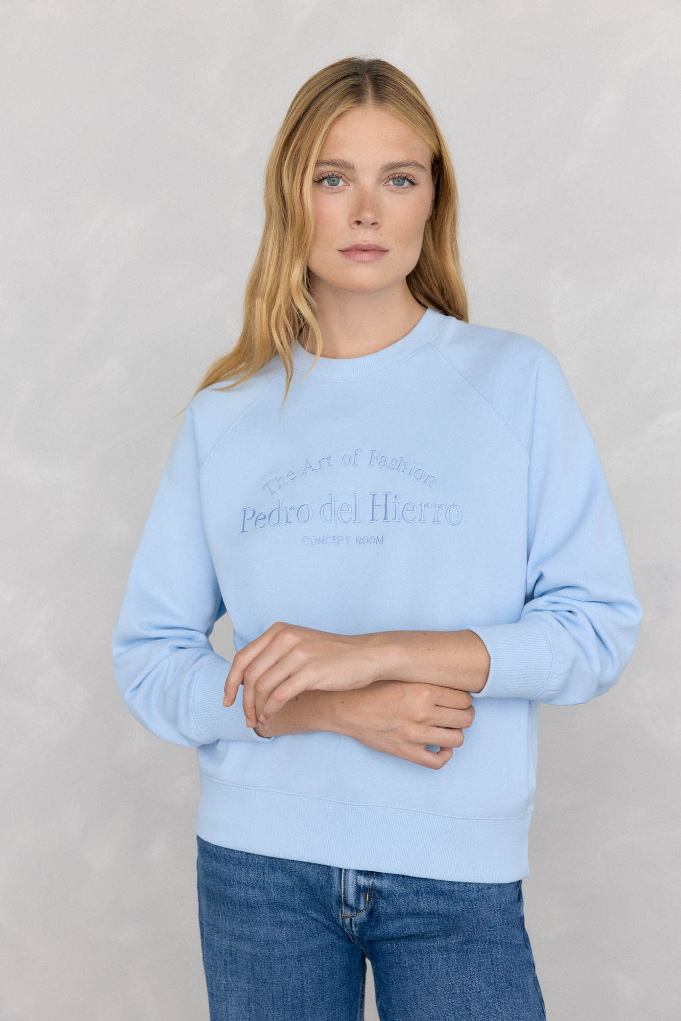 Pedro del Hierro Embroidered logo sweatshirt