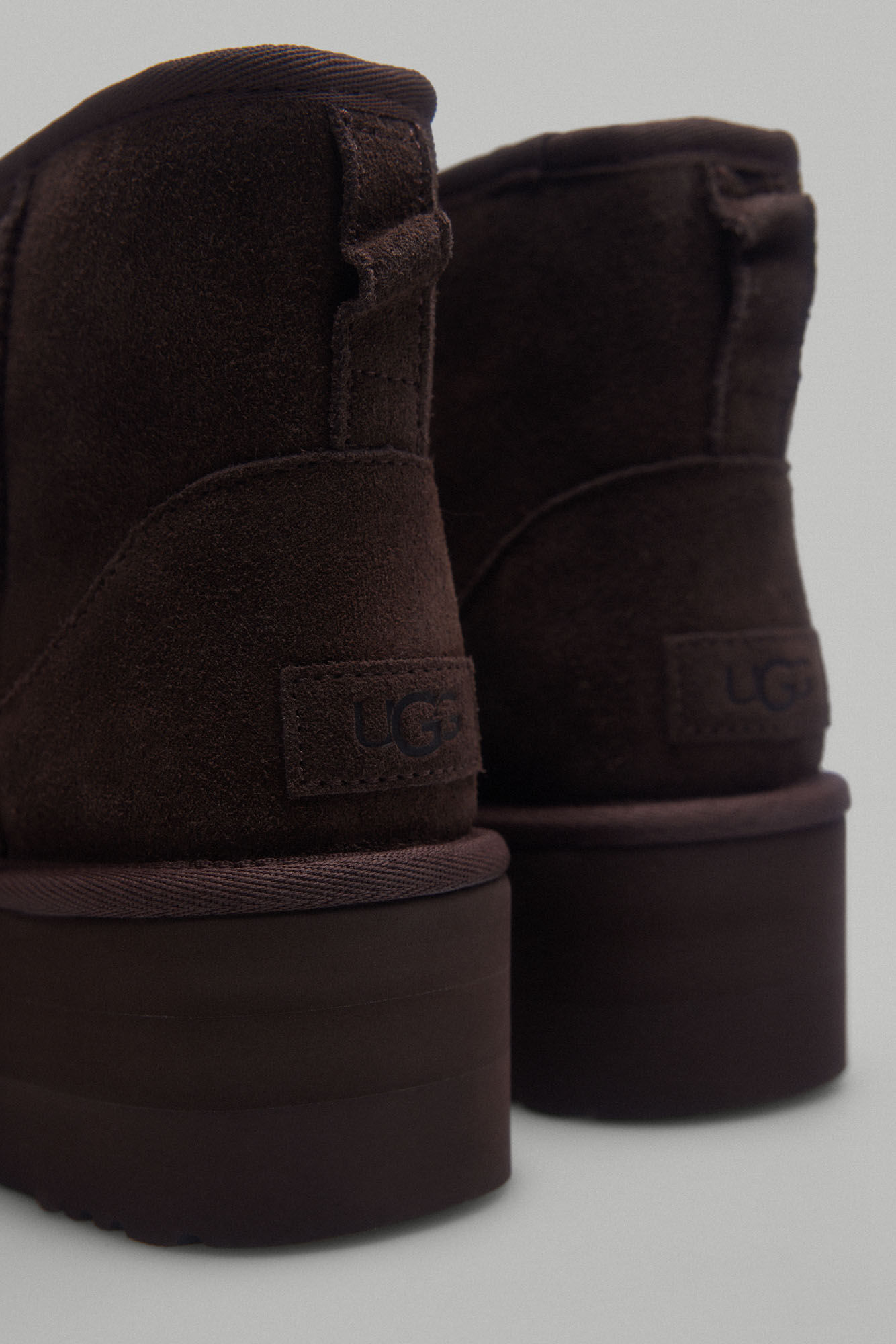 Ugg Bota de plataforma para mulher Marrom