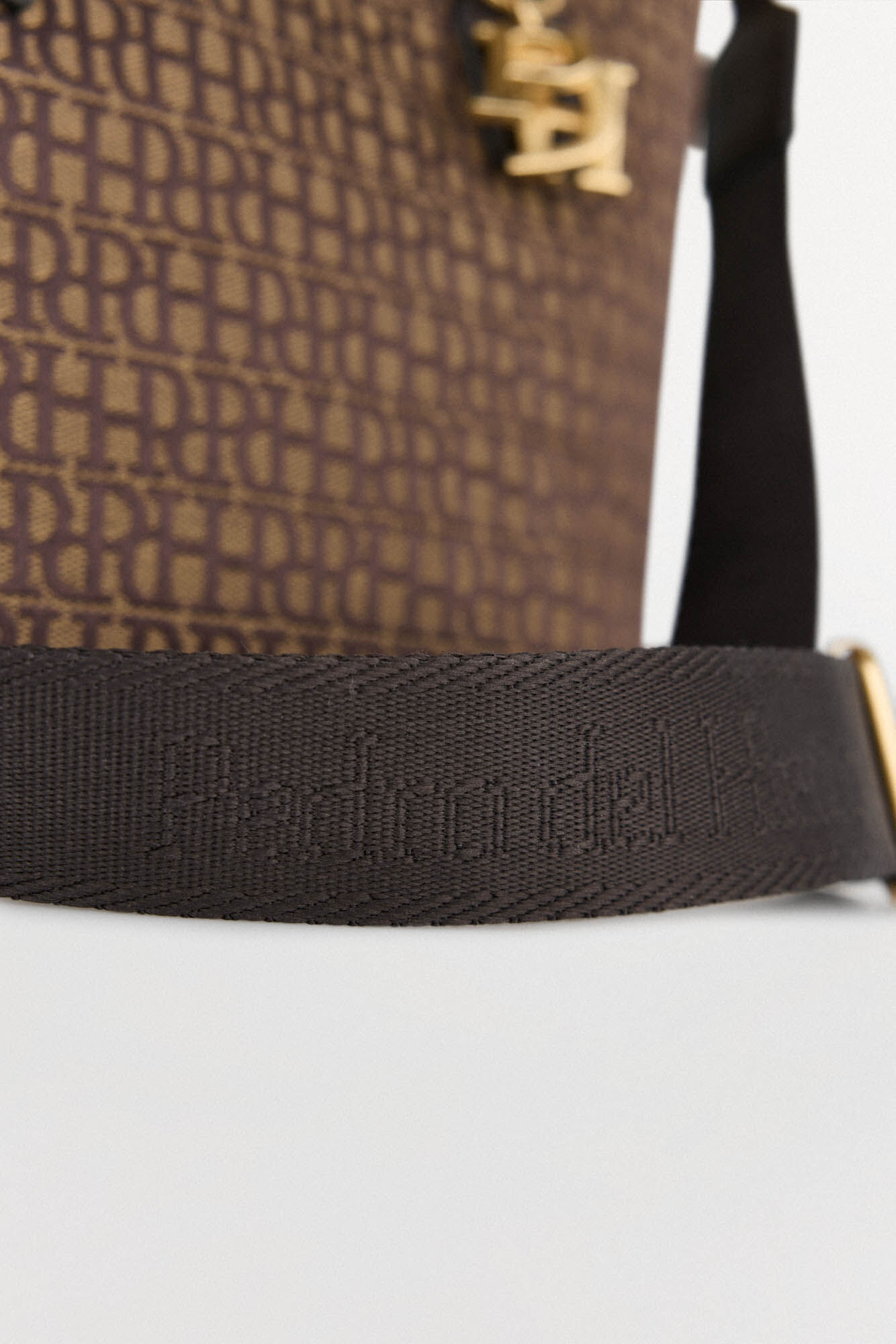 Pedro del Hierro Bolsa tote jacquard (m) Marrom