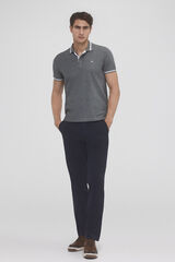 Pedro del Hierro Polo piqué tips Gris