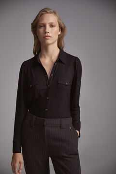 Pedro del Hierro Jersey shirt Black