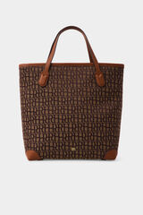 Pedro del Hierro Mala tote bag com logo Beige
