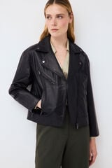 Pedro del Hierro Napa biker jacket Black