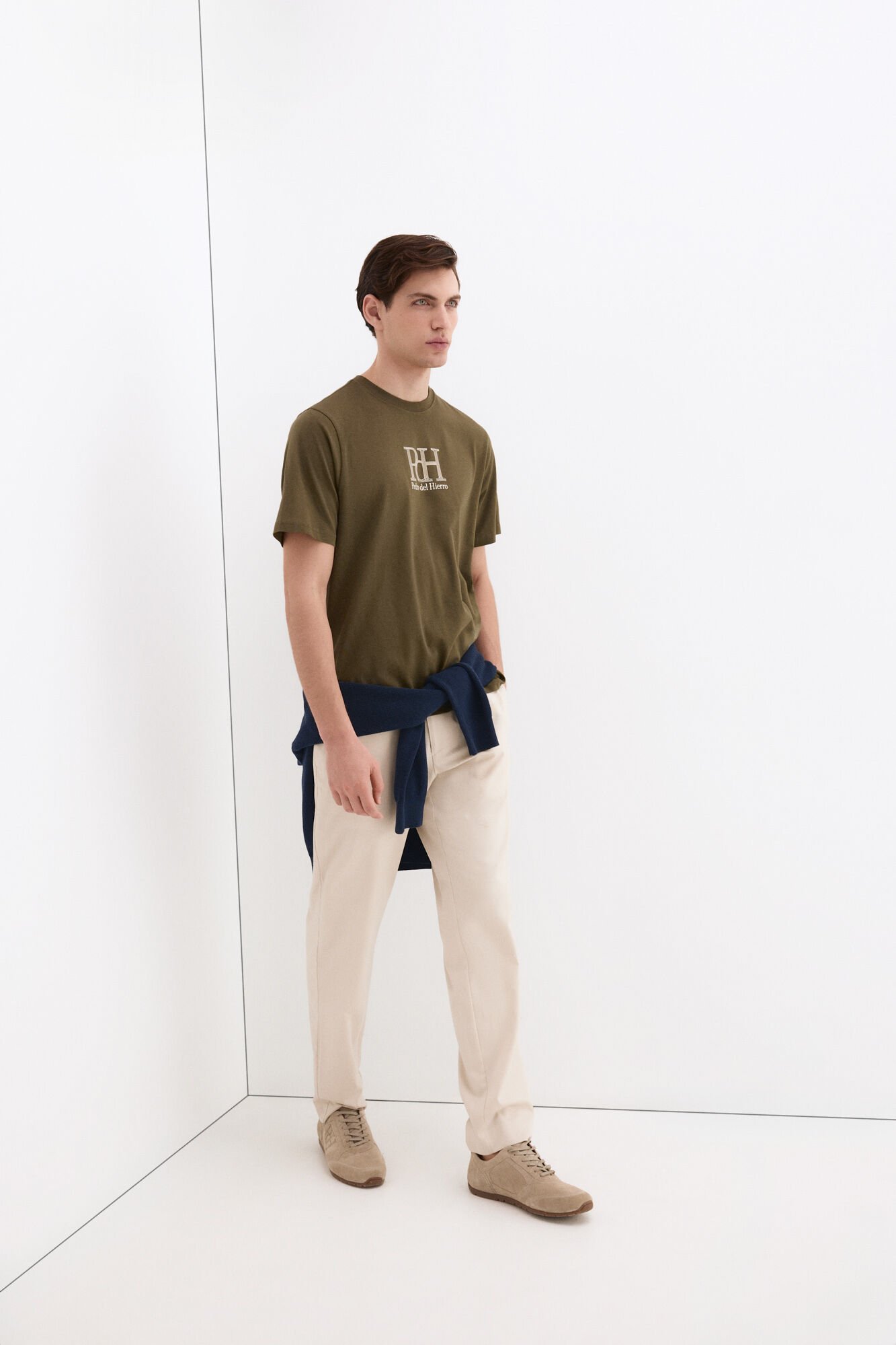 Pedro del Hierro Logo T-shirt Green
