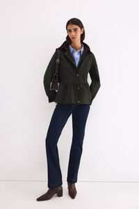 Pedro del Hierro Waxed hooded parka