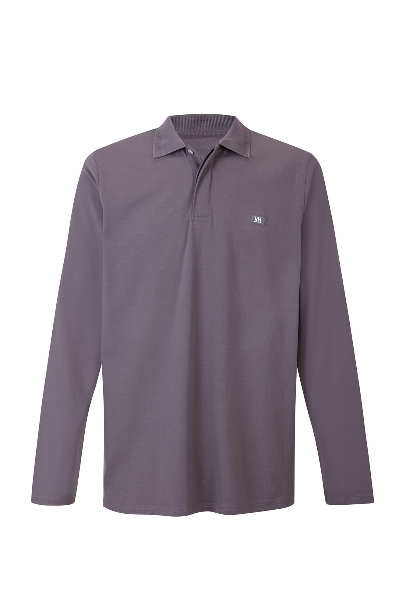 Pedro del Hierro Long sleeve technical golf polo shirt Grey
