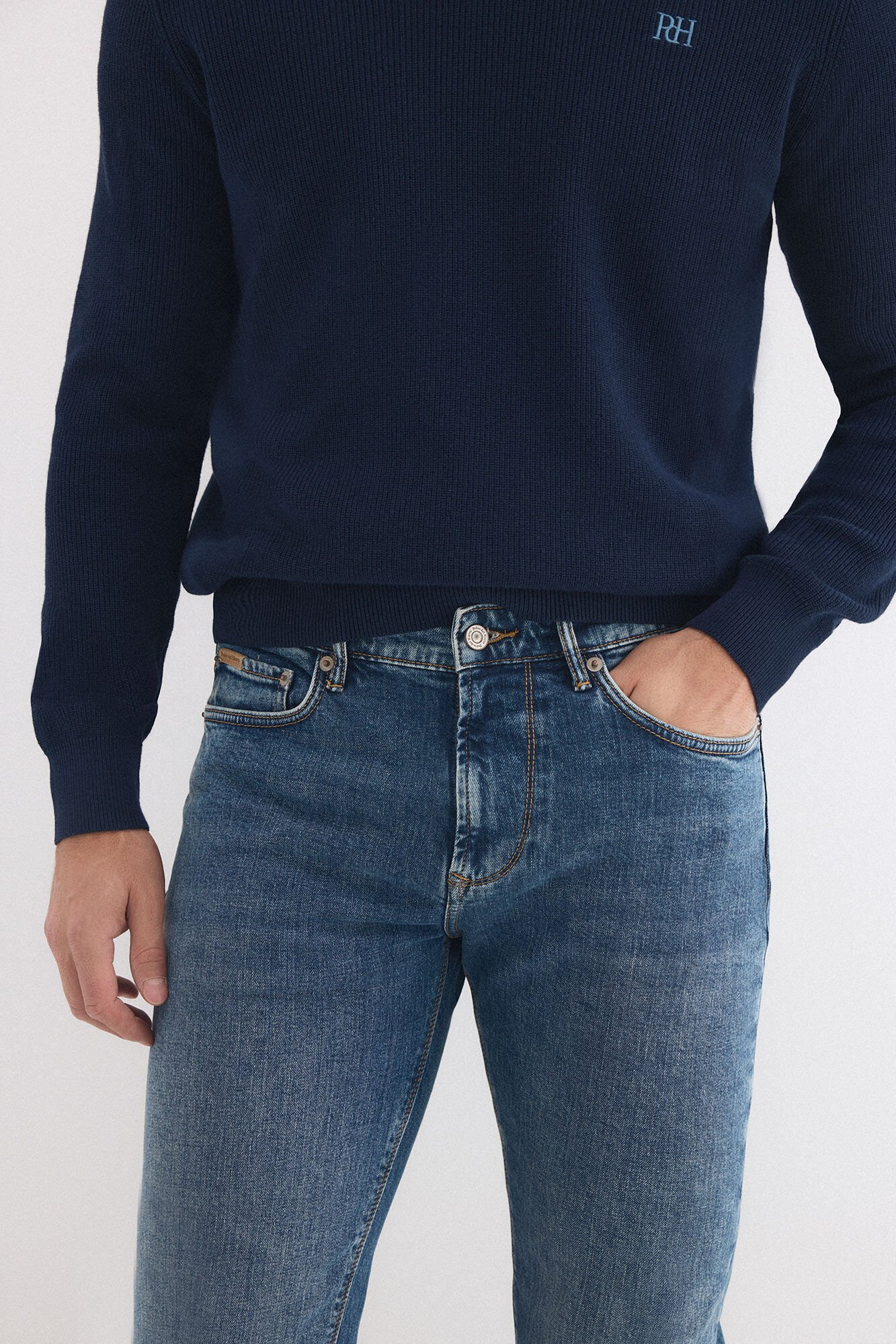 Pedro del Hierro Slim fit jeans Blue