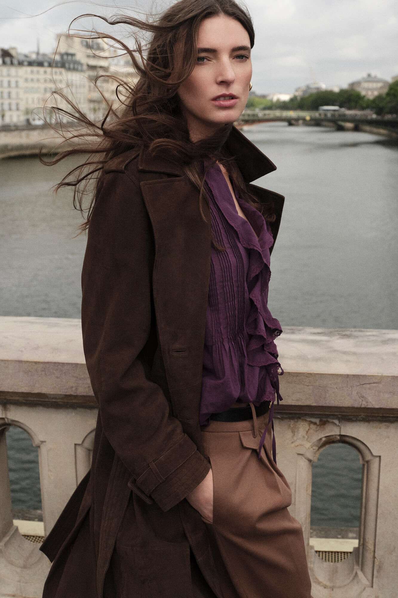 Pedro del Hierro Romantic ruffle blouse