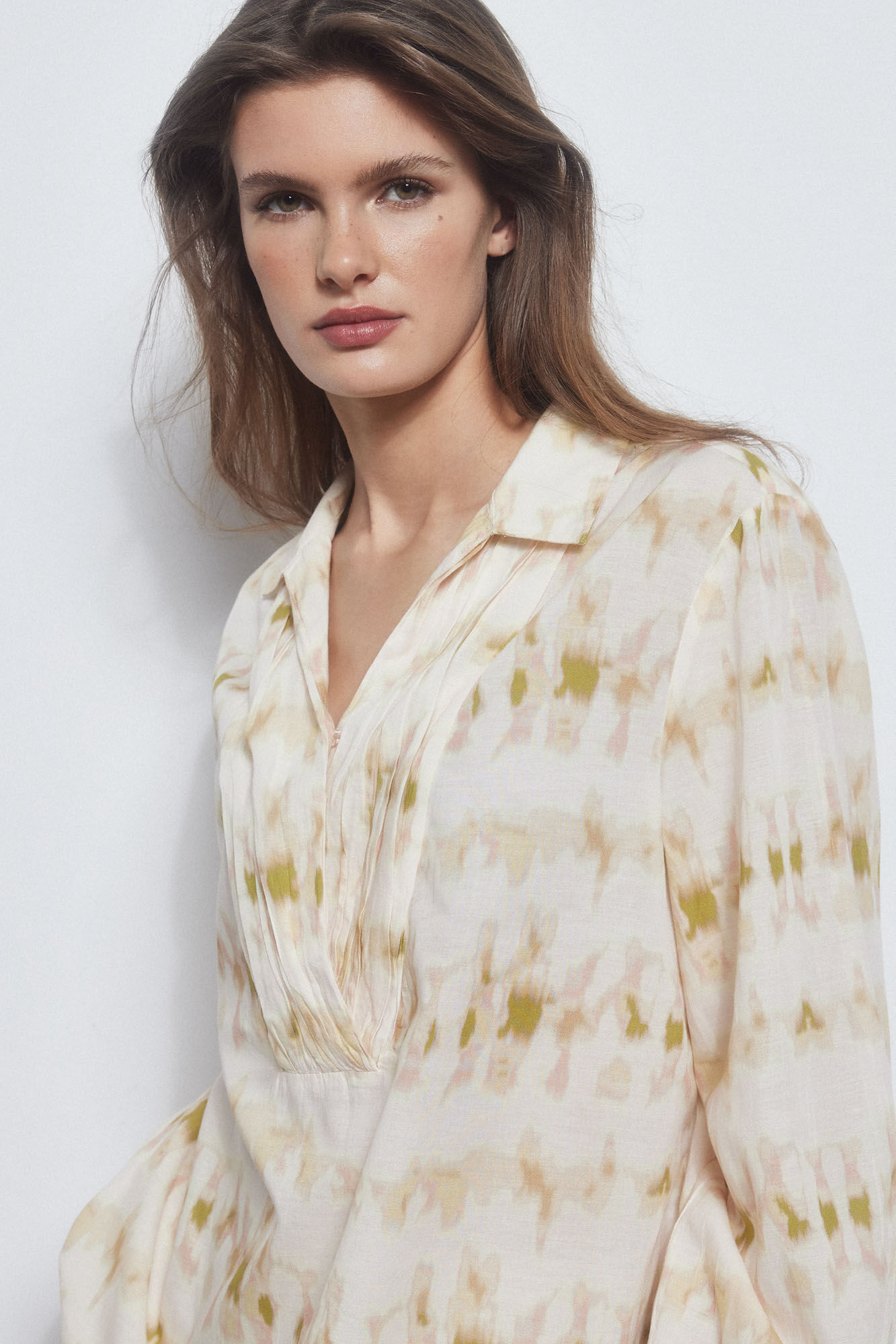 Pedro del Hierro Printed blouson Green