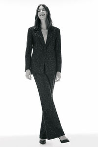 TFP by Tamara Falcó Sequin fitted blazer