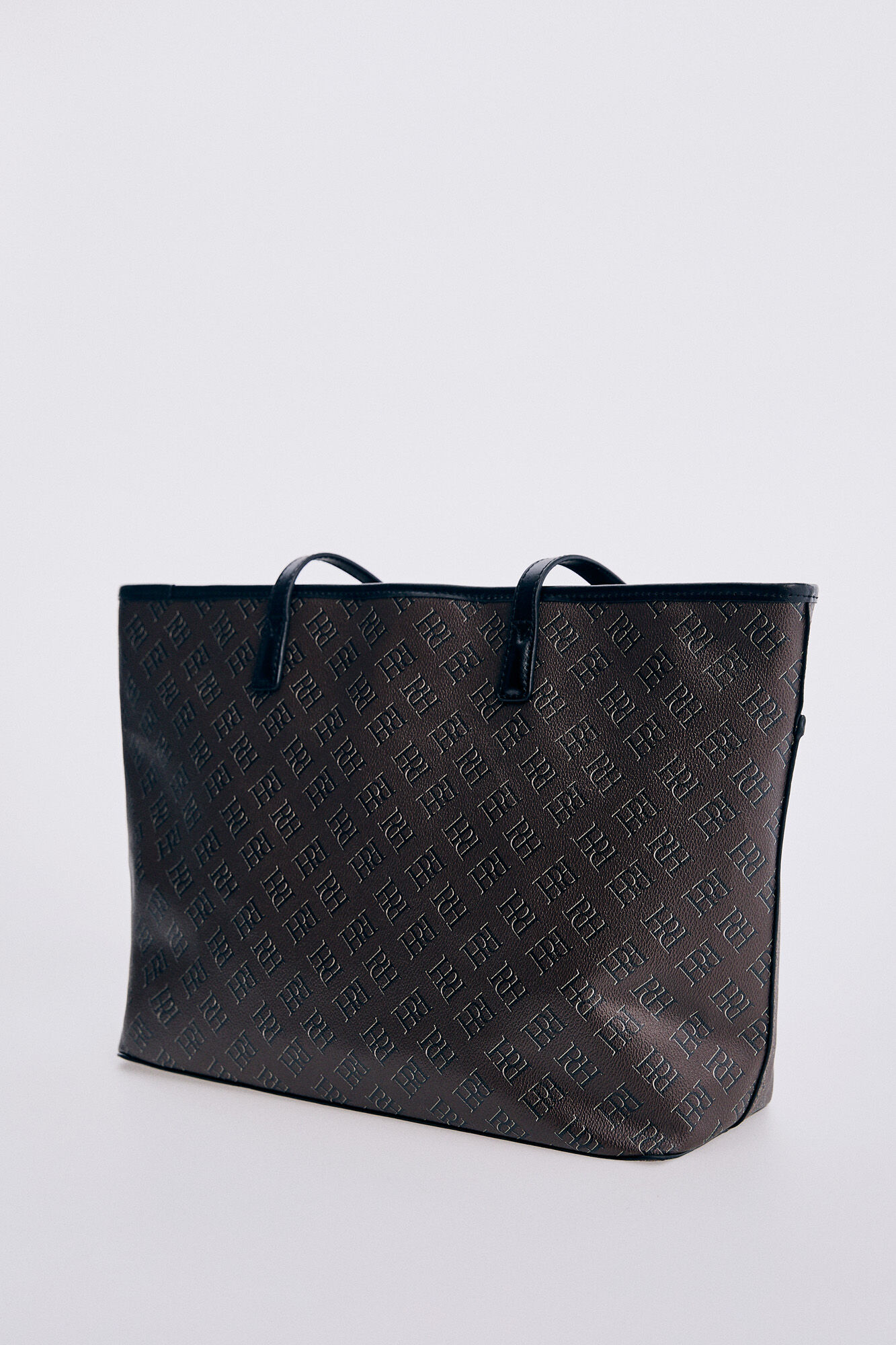 Pedro del Hierro Canvas logo shopper bag Black