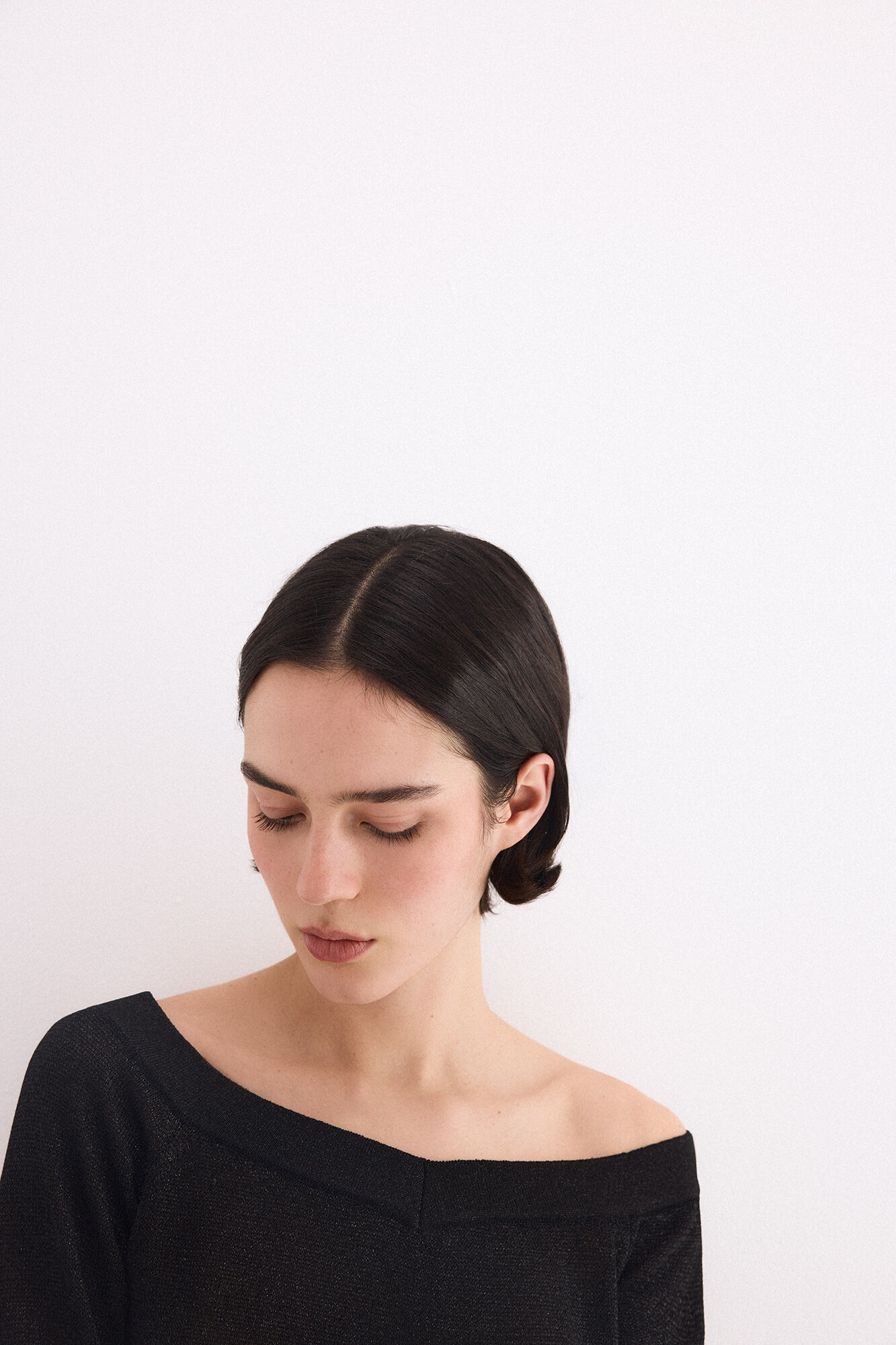 TFP by Tamara Falc&oacute; Camisola com efeito glitter Preto