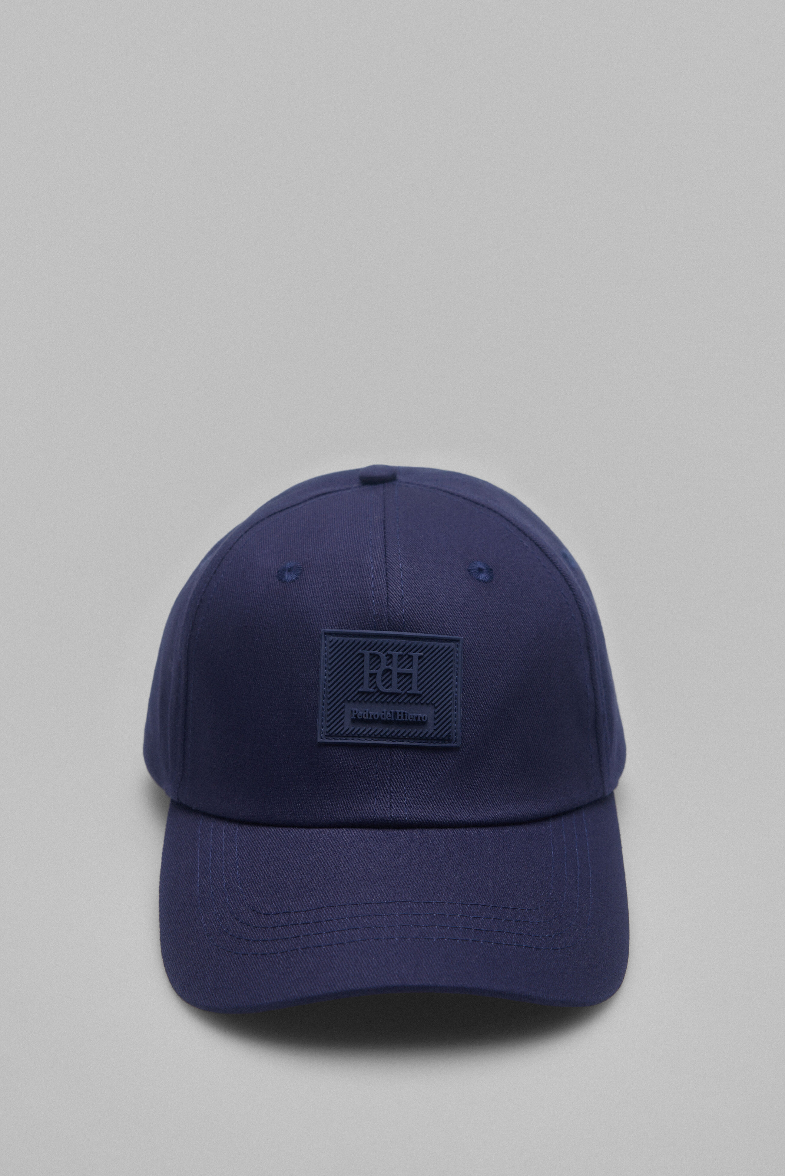 Pedro del Hierro Bon&eacute; viseira t&ecirc;xtil algod&atilde;o Azul