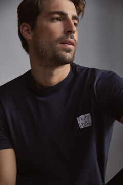 Pedro del Hierro PdH logo t-shirt Blue