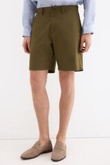 Pedro del Hierro Structured Bermuda shorts Green