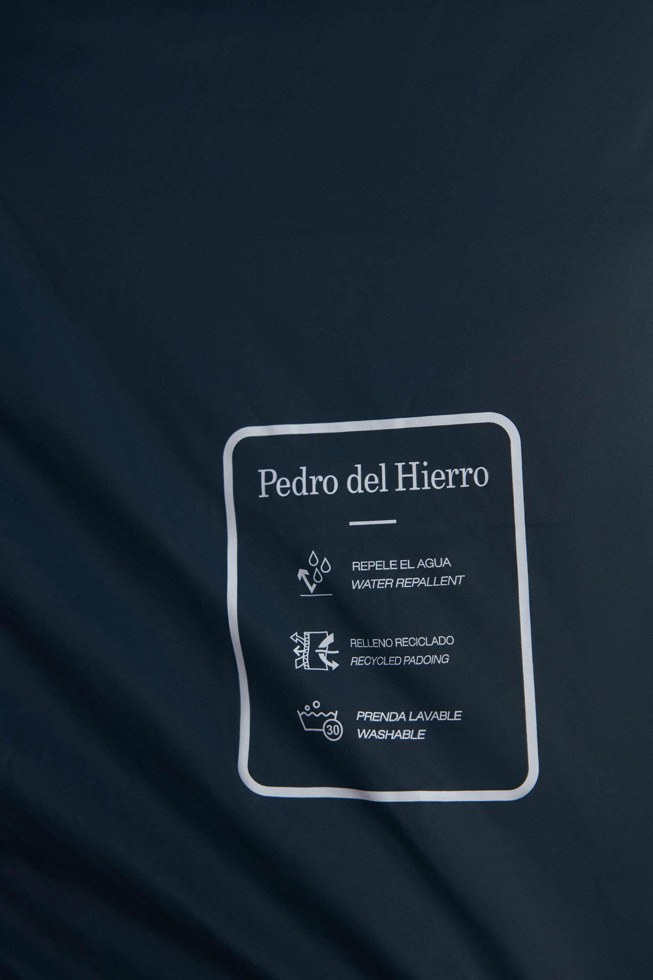 Pedro del Hierro Chaleco ultraligero Negro