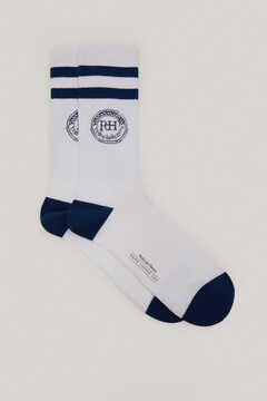 Pedro del Hierro Plain sports socks White