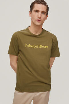 Pedro del Hierro Logo T-shirt Green
