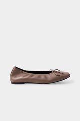 Pedro del Hierro Soft logo ballet flats Ecru