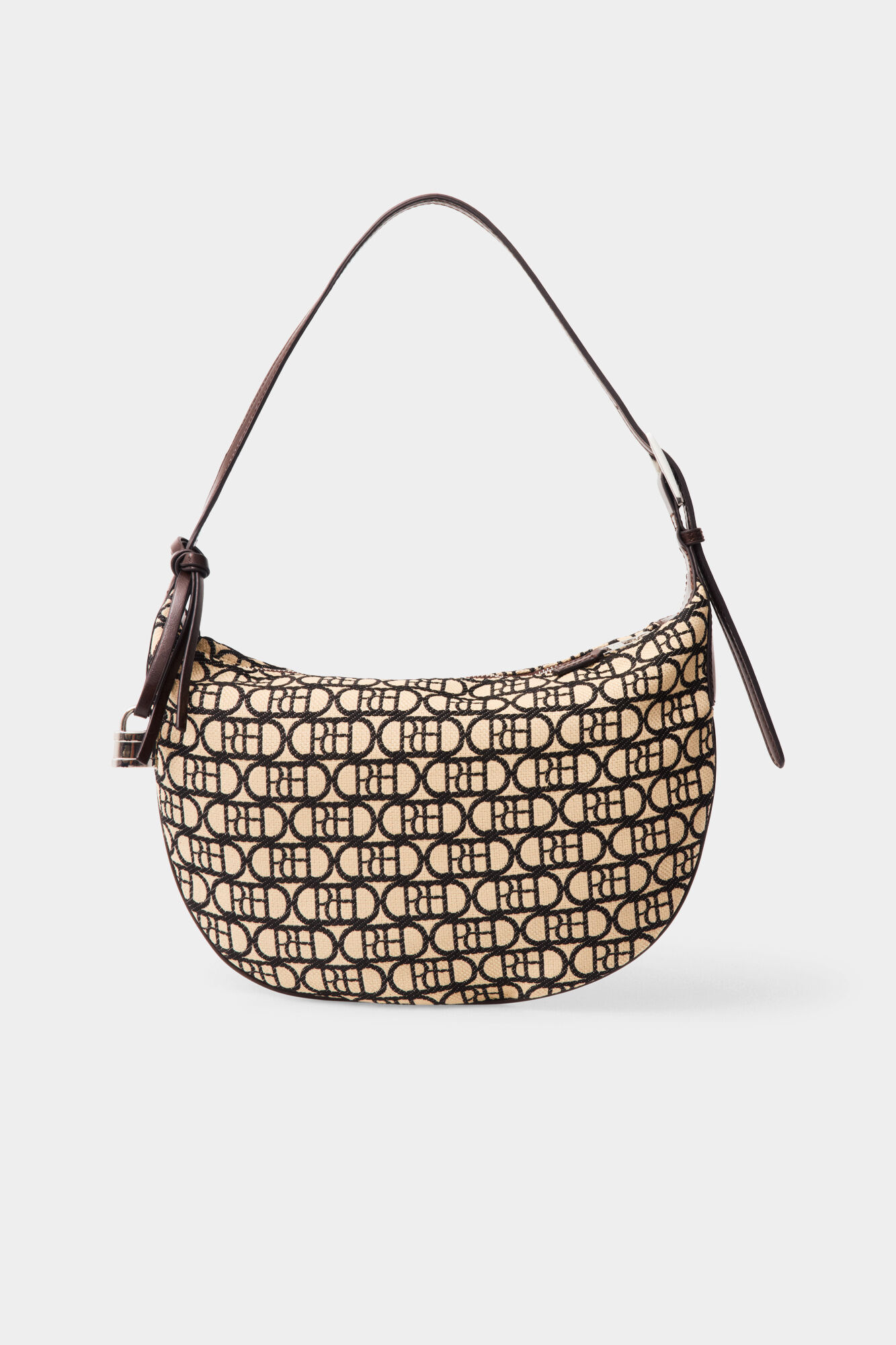 Pedro del Hierro Logo half-moon handbag