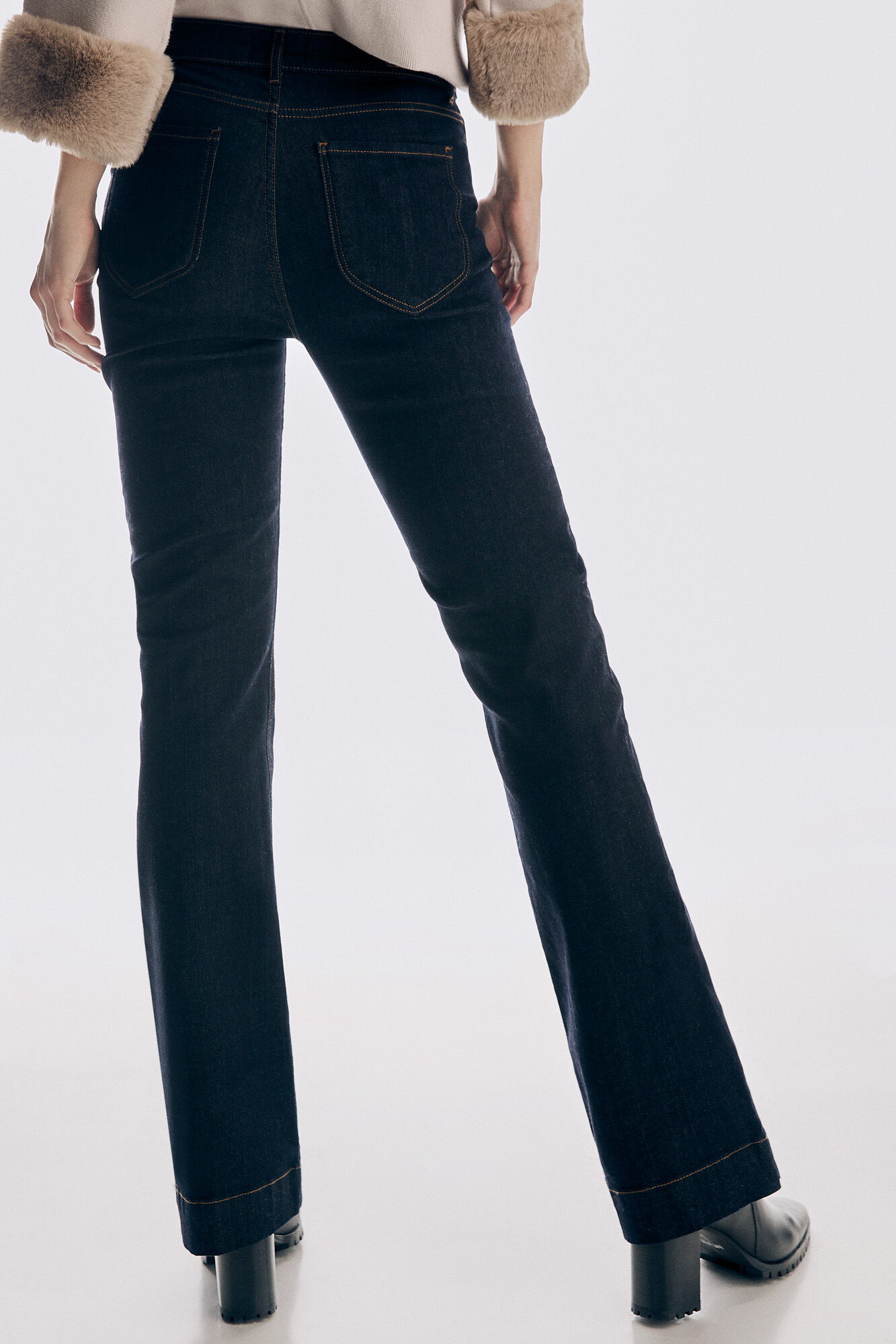 Pedro del Hierro Flared jeans Blue