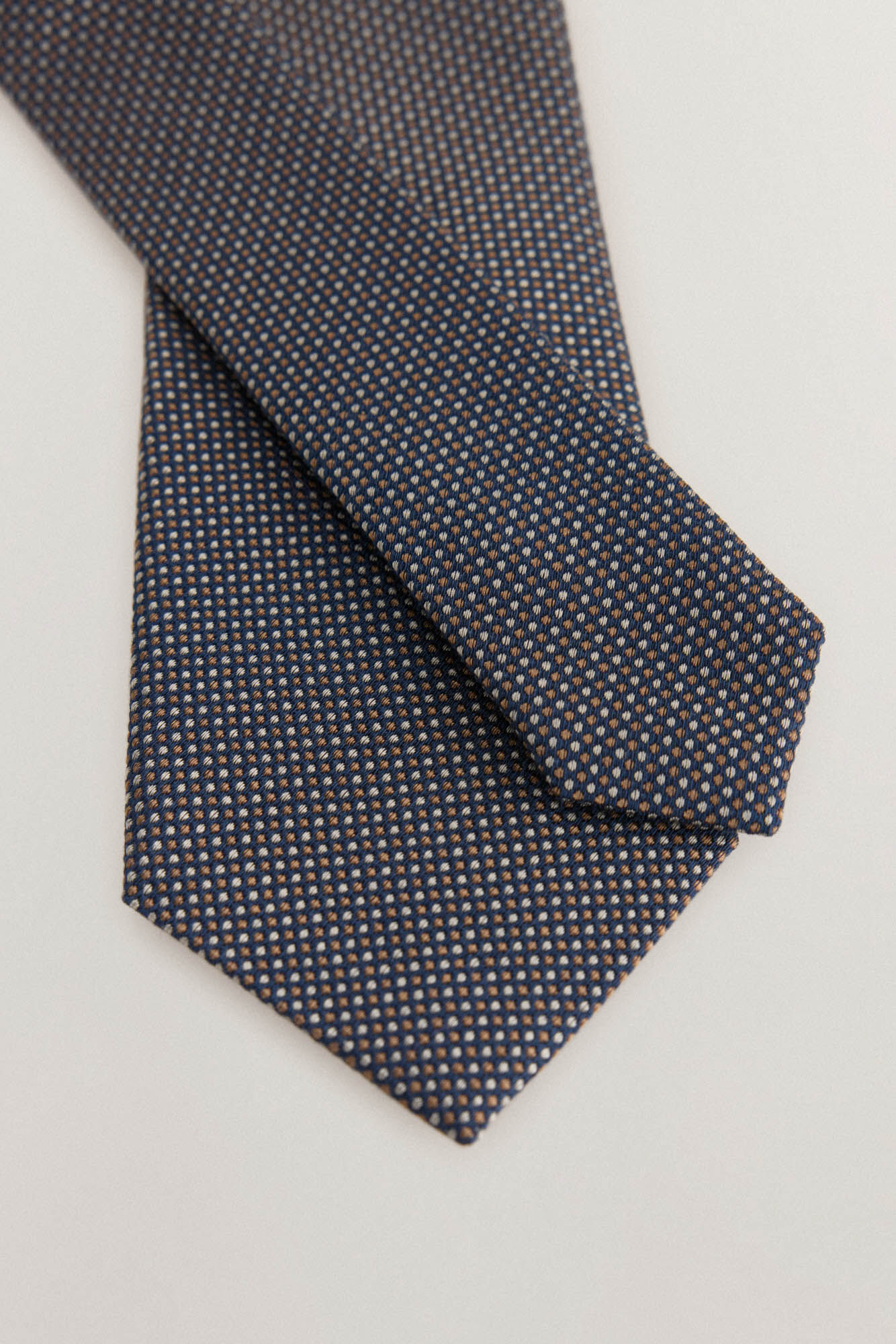 Pedro del Hierro Natural silk tie