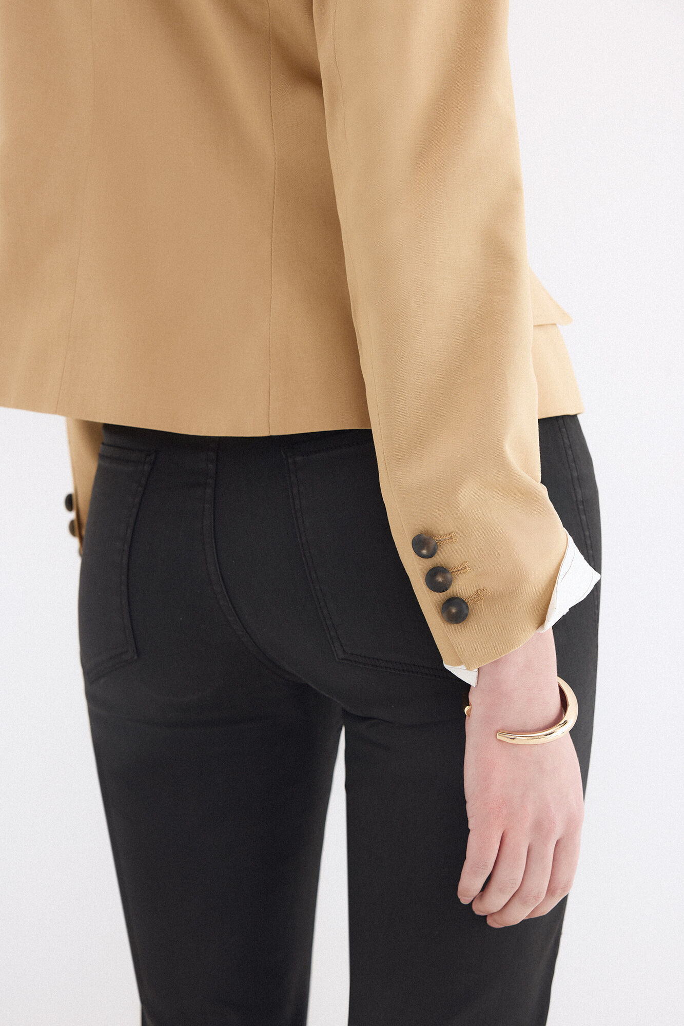 Pedro del Hierro Flare cropped jeans Grey