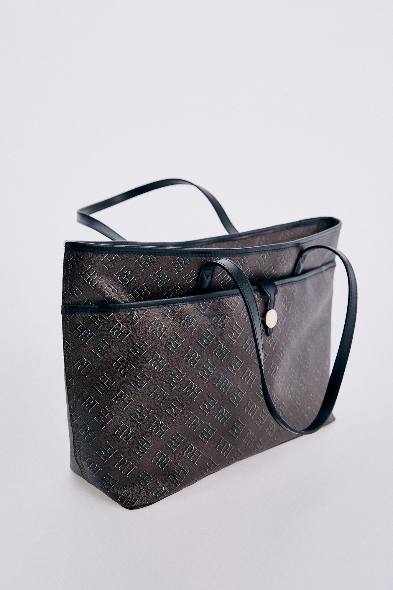 Pedro del Hierro Canvas logo shopper bag Black