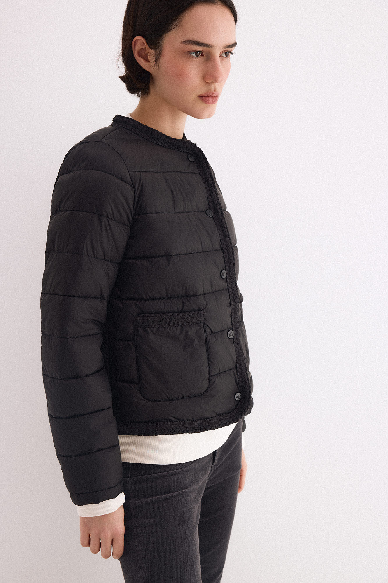 Pedro del Hierro Short puffer jacket Black