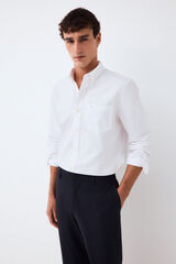 Pedro del Hierro Plain oxford shirt White