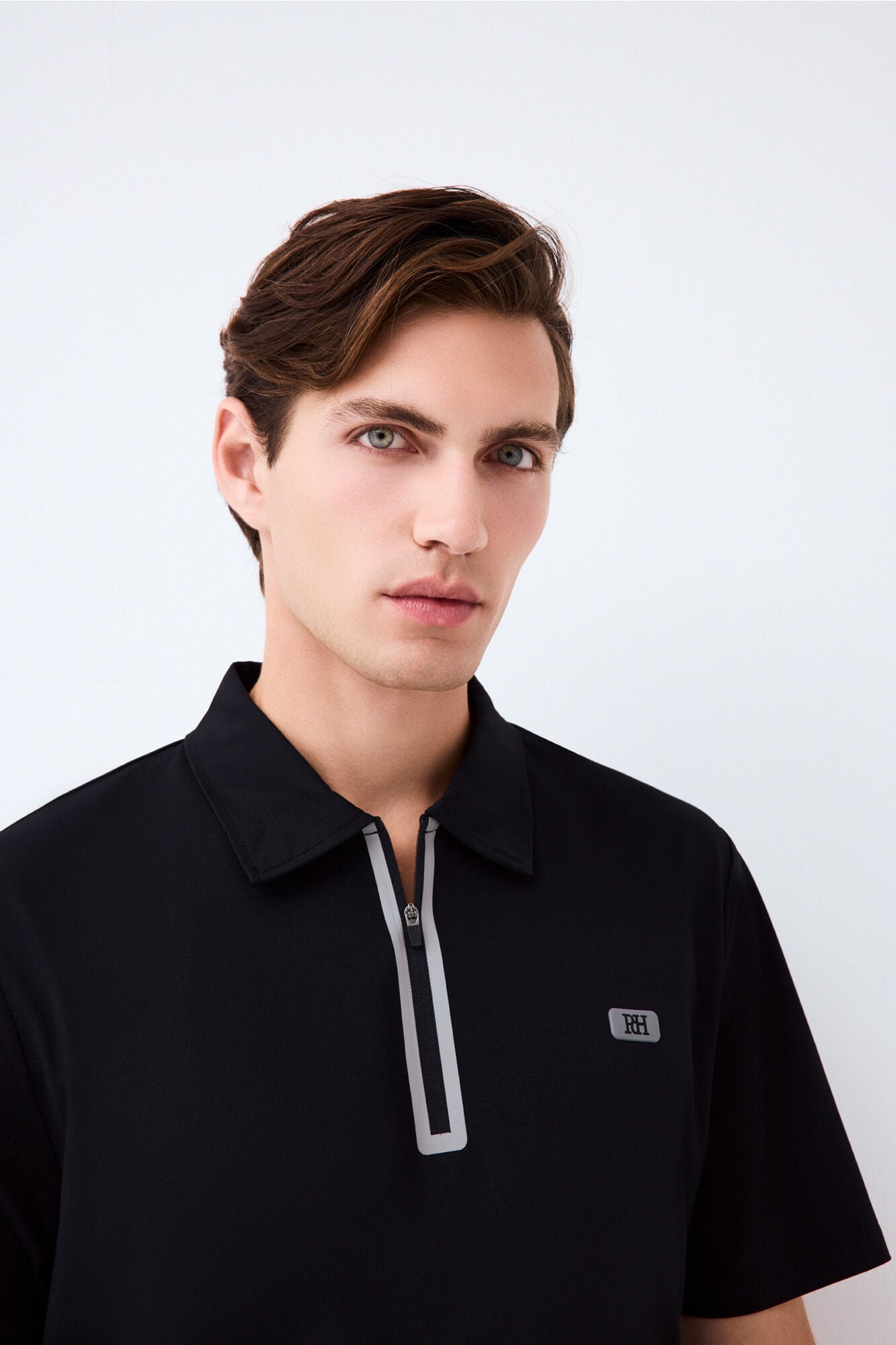 Pedro del Hierro Golf technical polo shirt with zip fastening neck