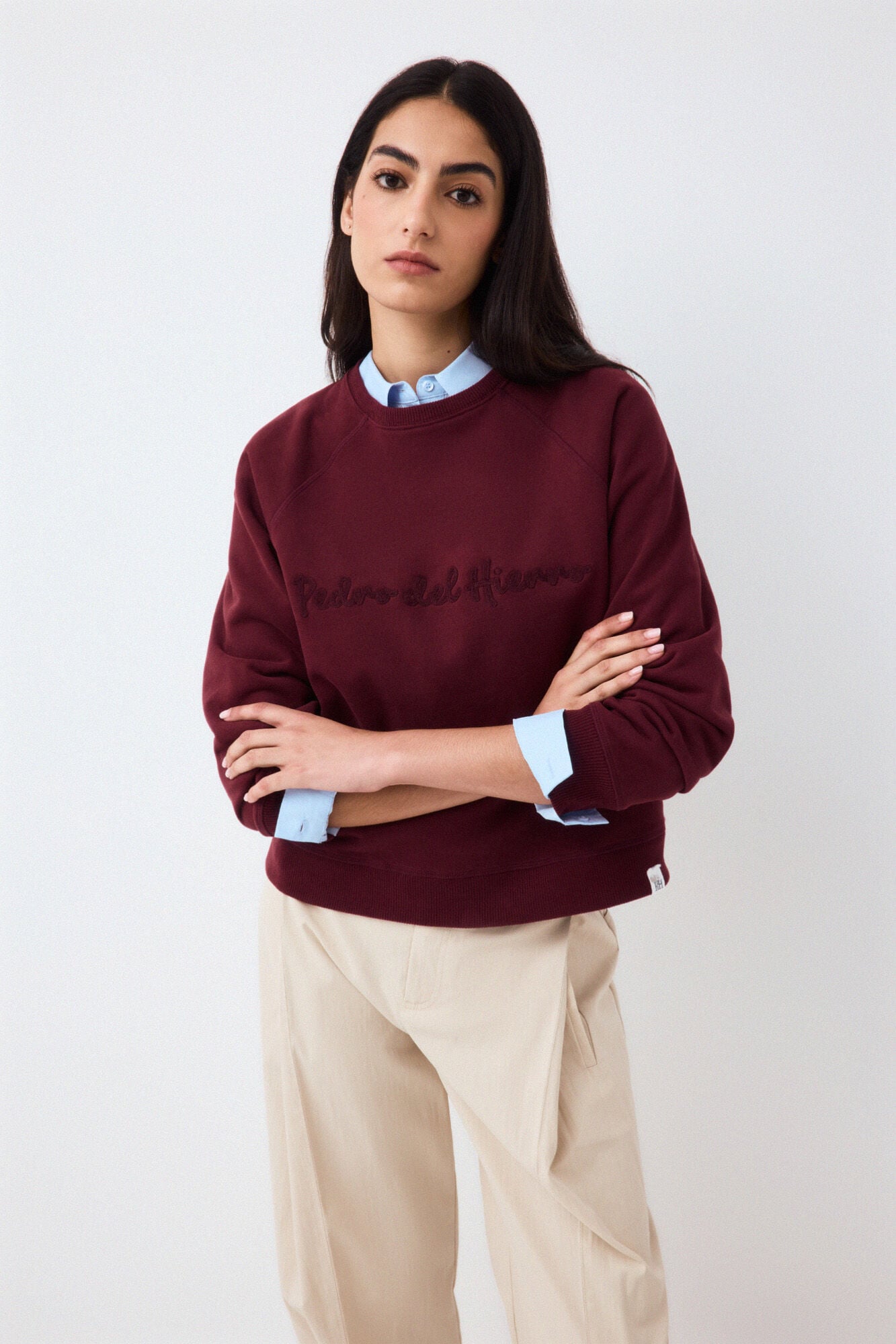 Pedro del Hierro Spanish cotton sweatshirt