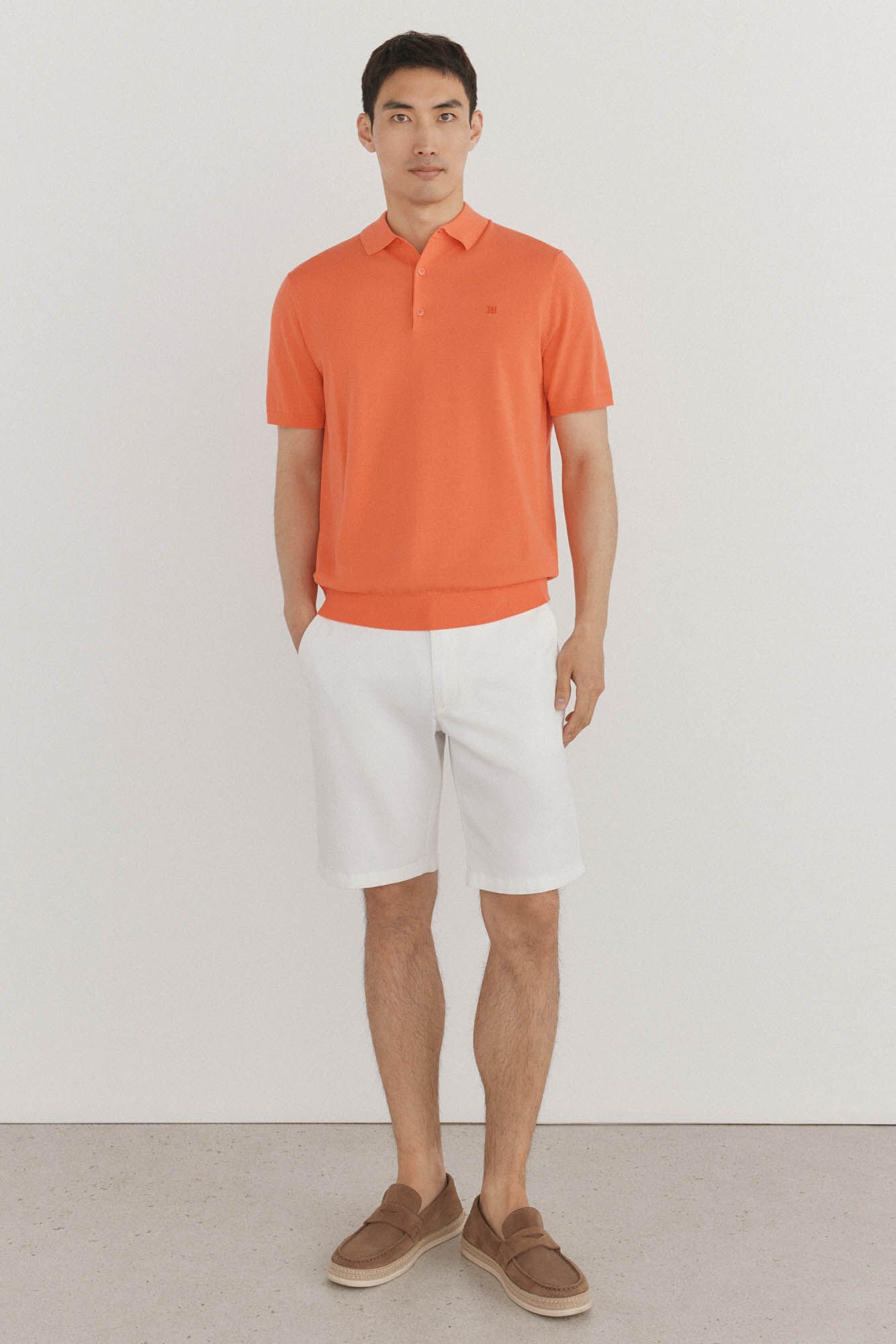 Pedro del Hierro Premium short sleeve cotton polo shirt jersey