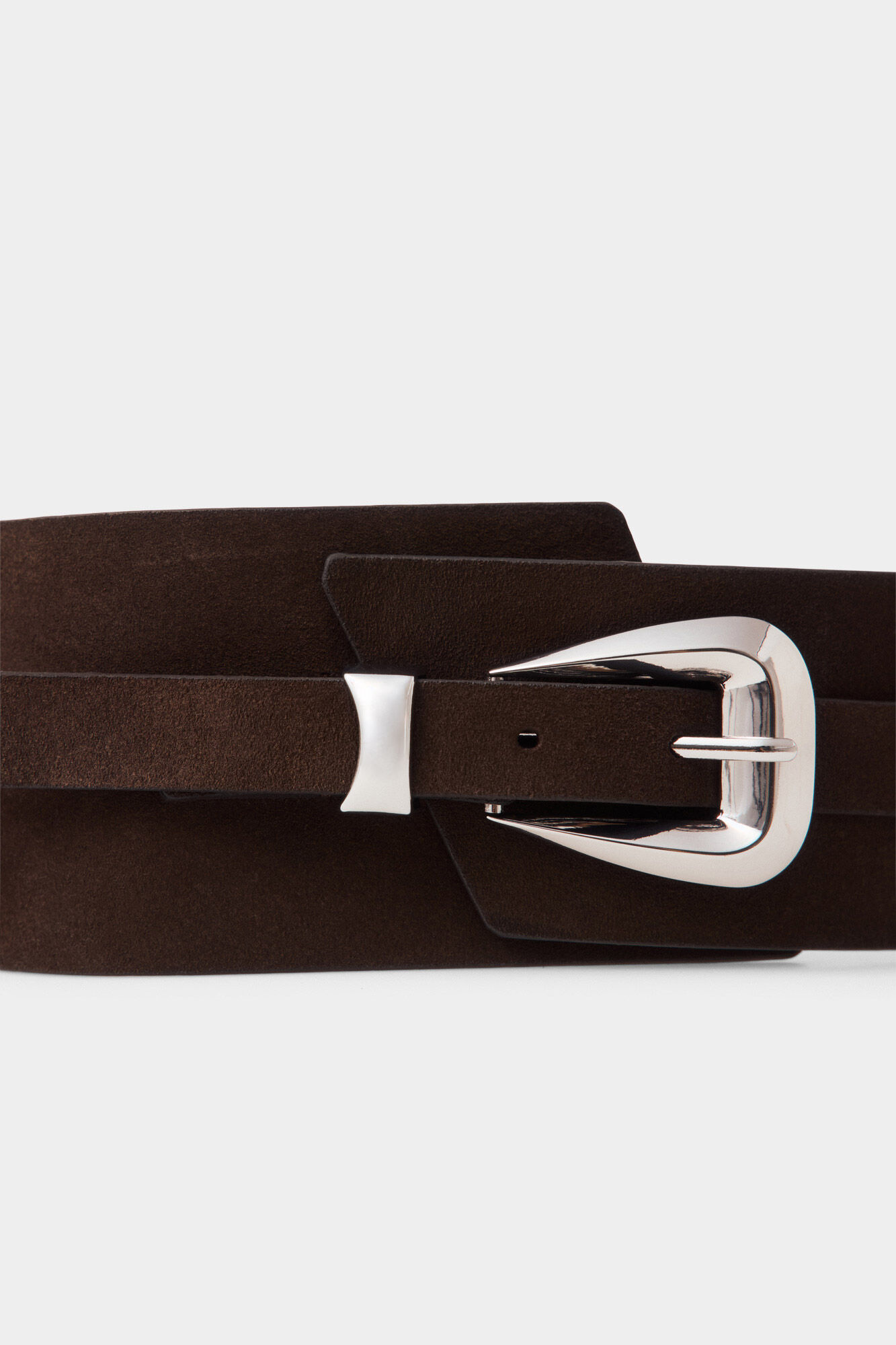 Pedro del Hierro Chocolate wide belt Brown