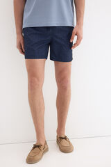 Pedro del Hierro Logo print swimwear Blue