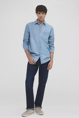 Pedro del Hierro Camisa vaquera indigo Azul