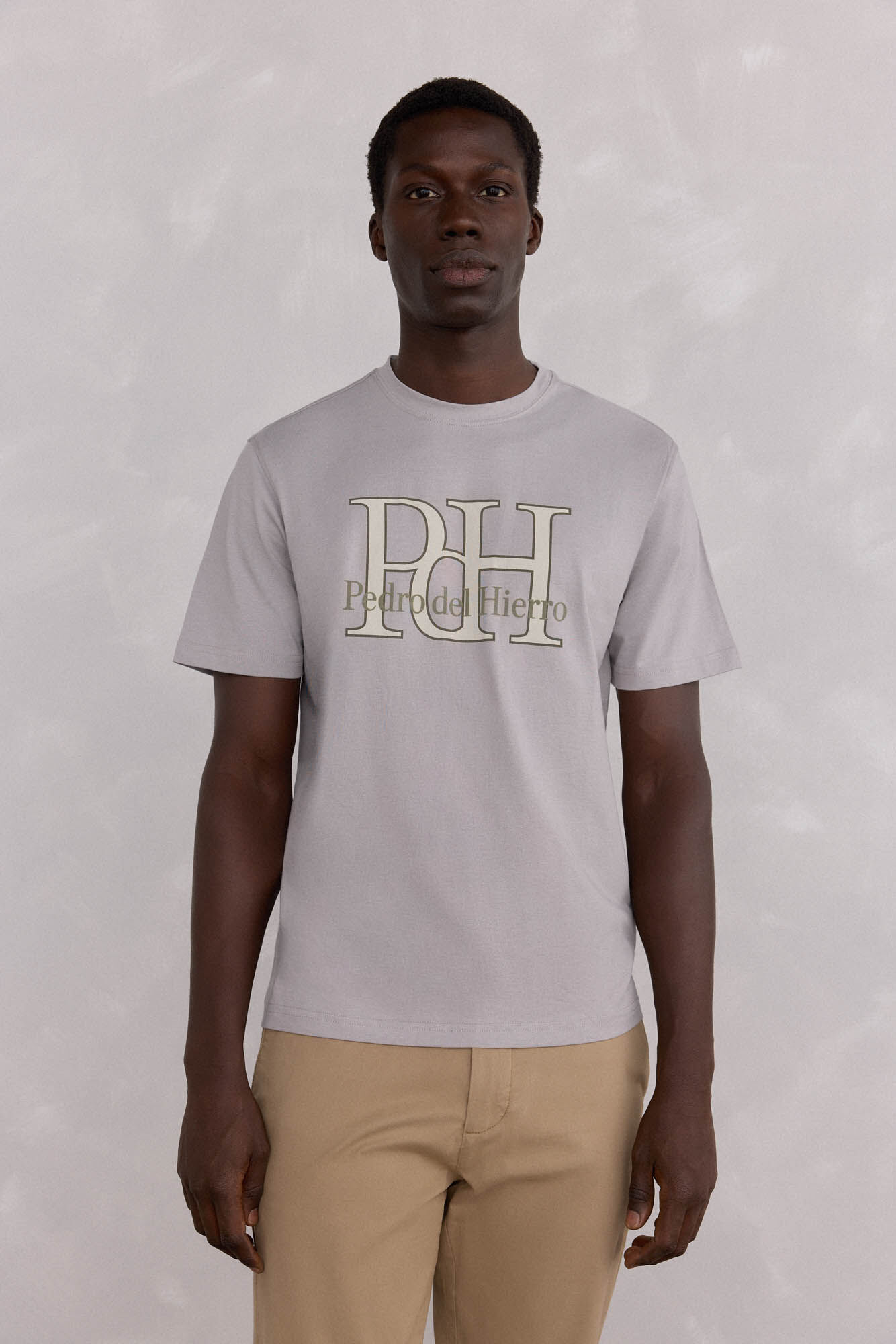 Pedro del Hierro T-shirt logo Cizento