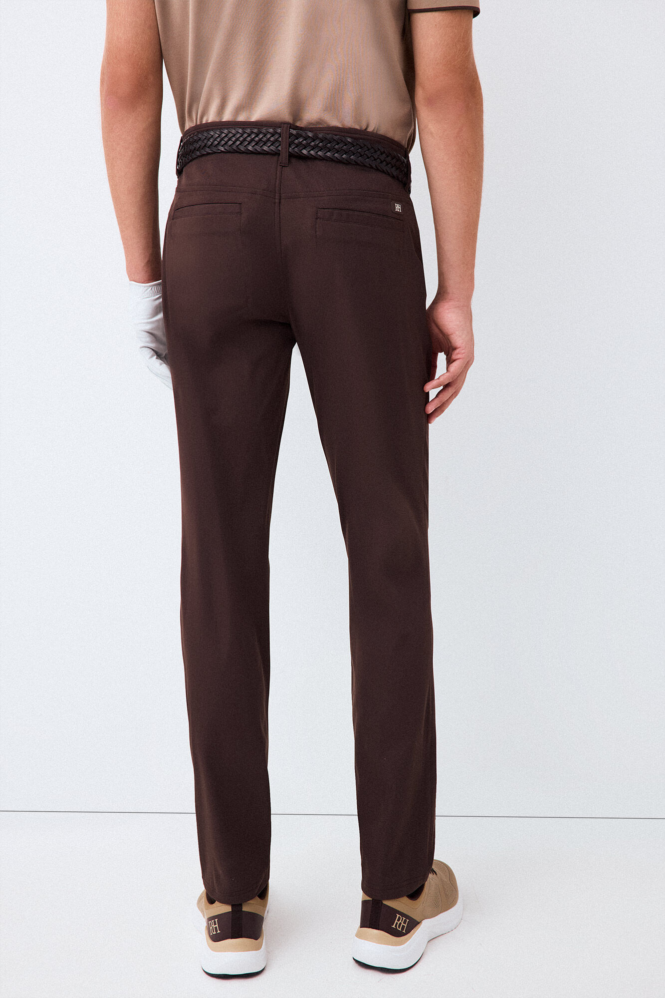 Pedro del Hierro 5-pocket golf trousers Brown