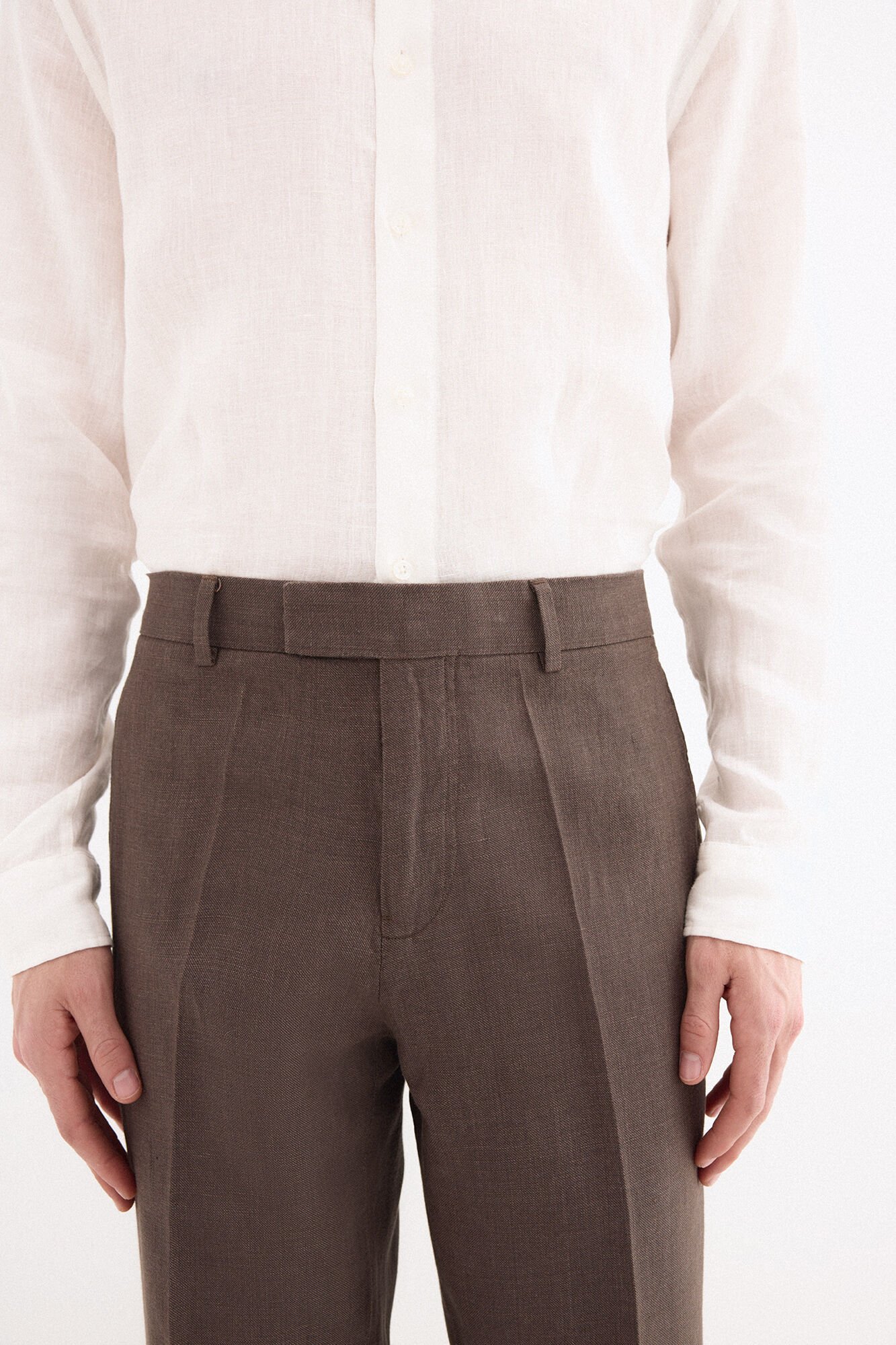 Pedro del Hierro Linen blend matching blazer Brown