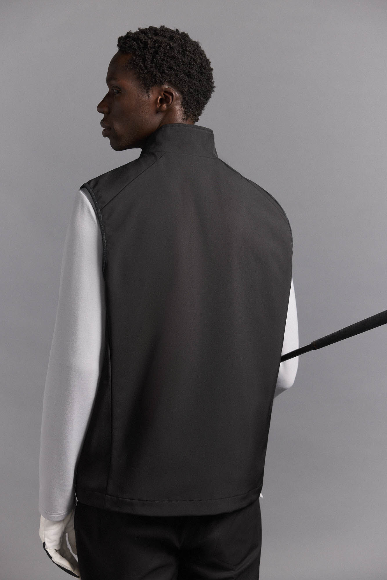 Pedro del Hierro Plain golf vest Black