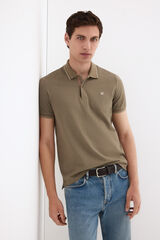 Pedro del Hierro Polo de jacquard Verde