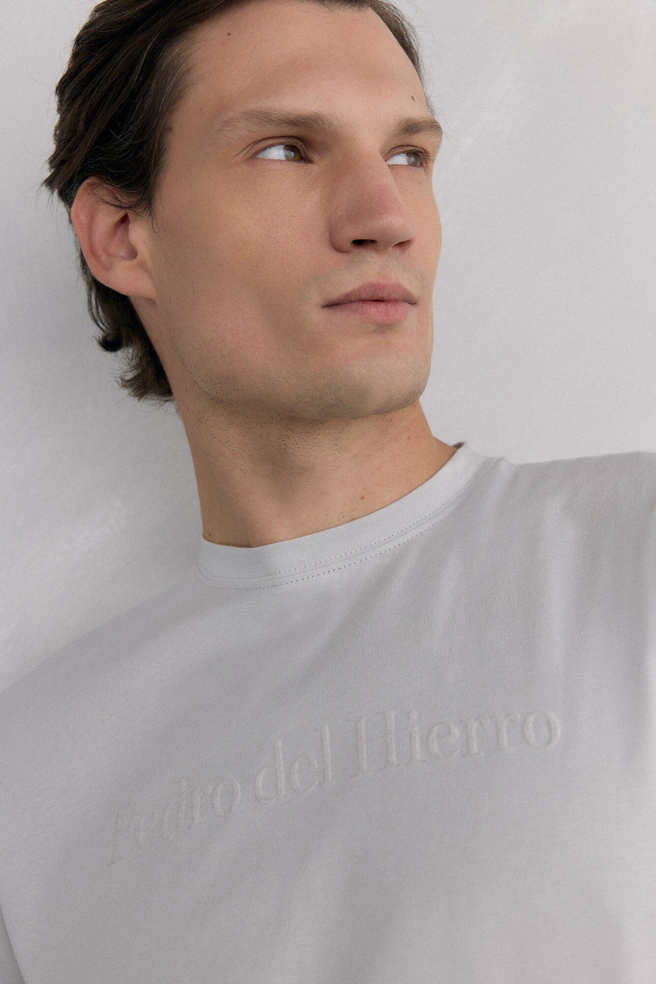 Pedro del Hierro T-shirt logo Grey