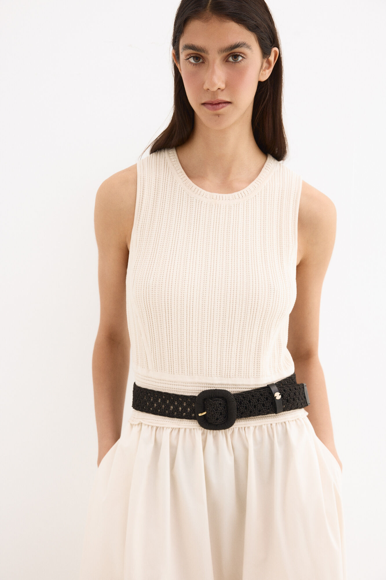 Pedro del Hierro Elastic braided belt