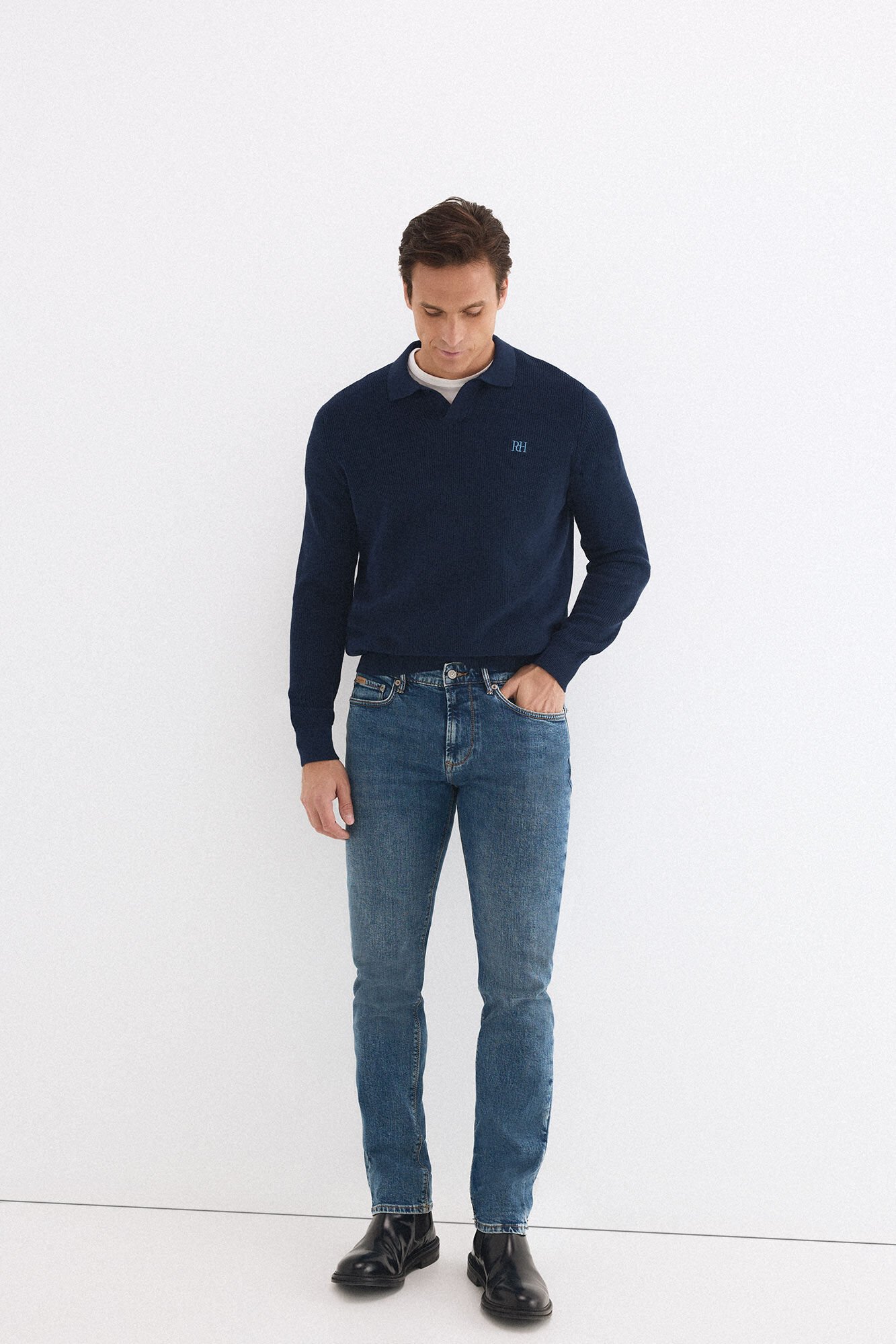 Pedro del Hierro Slim fit jeans Blue